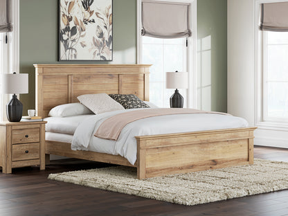 Cassel Furniture Outlet - Ashley Furniture - Makidern Bedroom - King Panel Bed / Tan - PCB1170B12