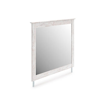 Cassel Furniture Outlet - Ashley Furniture - Makidern Bedroom - Bedroom Mirror / Whitewash - PCB1171-36