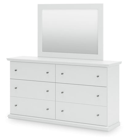 Bostwick Shoals Twin Panel Bed, Dresser, Mirror and Nightstand