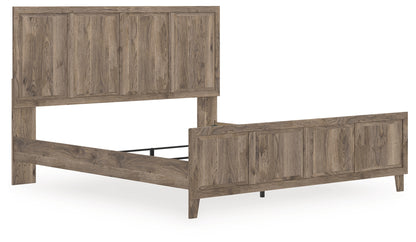 Cassel Furniture Outlet - Ashley Furniture - Rusticott Bedroom - King Panel Bed / Brown - PCB2260B6