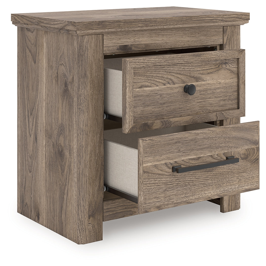 Cassel Furniture Outlet - Ashley Furniture - Rusticott Bedroom - Two Drawer Night Stand / Brown - PCB2260-92