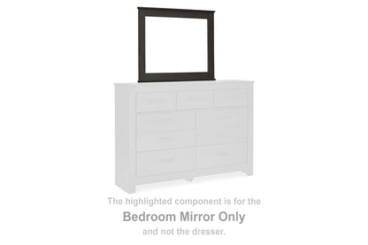 Cassel Furniture Outlet - Ashley Furniture - Brinxton Bedroom - Bedroom Mirror / Charcoal - B249-36