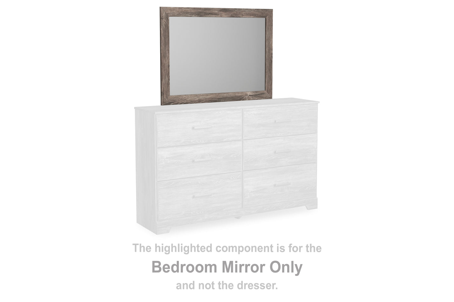 Cassel Furniture Outlet - Ashley Furniture - Ralinksi Bedroom - Bedroom Mirror / Gray - B2587-36