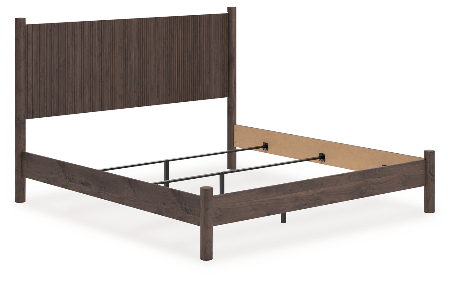 Cassel Furniture Outlet - Ashley Furniture - Pamytta Bedroom - King Panel Bed / Brown - PCB2614B26