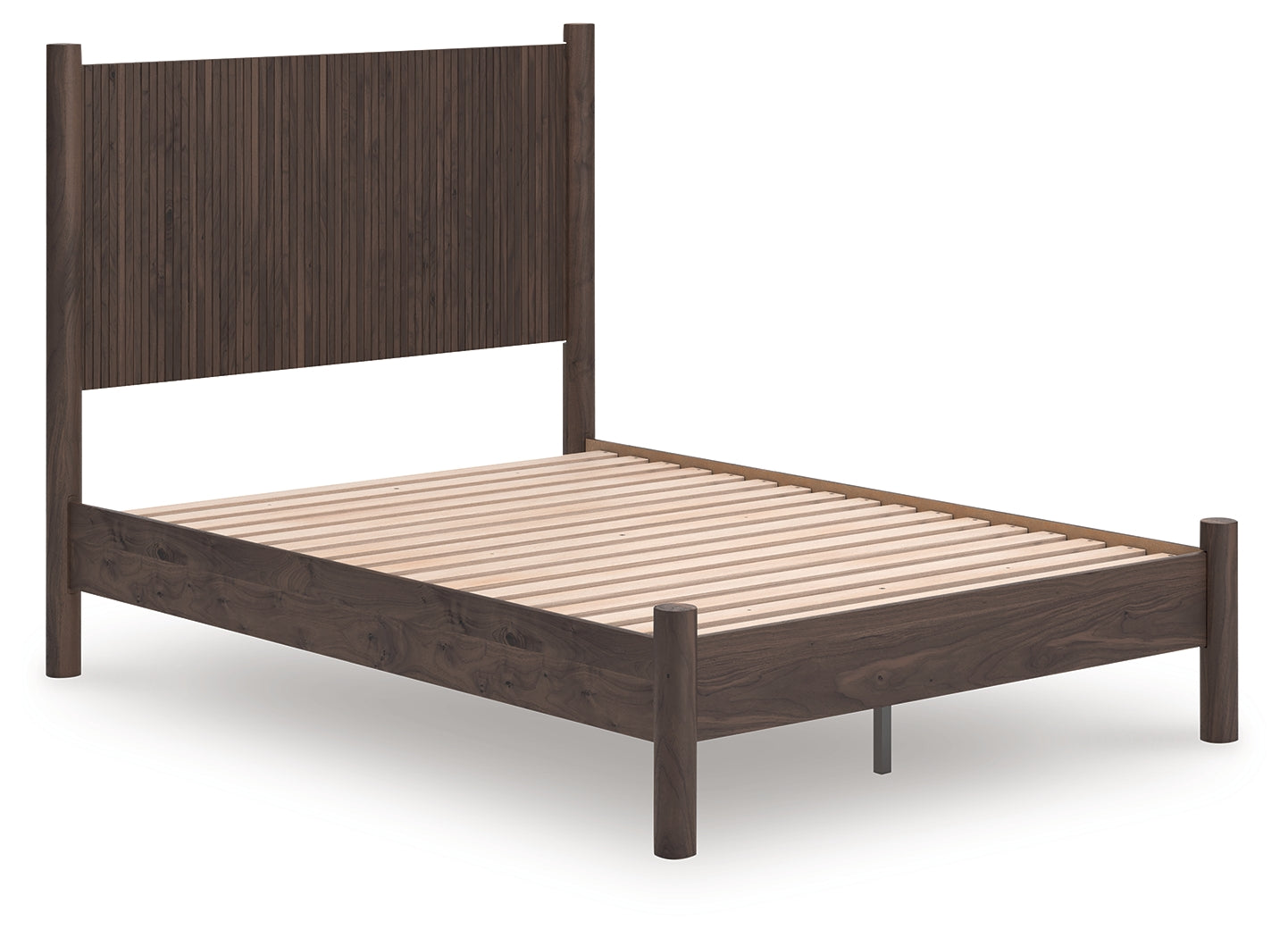 Cassel Furniture Outlet - Ashley Furniture - Pamytta Bedroom - Full Panel Platform Bed / Brown - PCB2614B4
