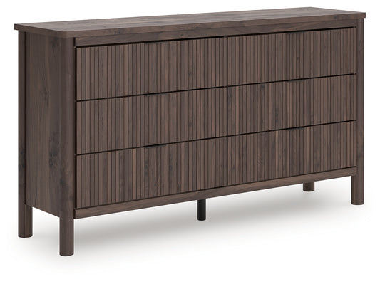 Cassel Furniture Outlet - Ashley Furniture - Pamytta Bedroom - Queen Panel Bed / Brown - PCB2614B18