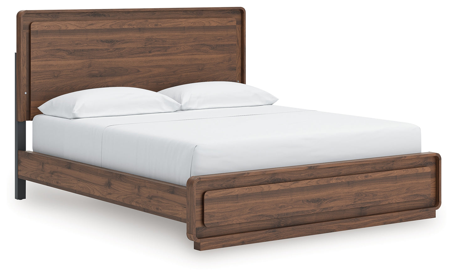 Cassel Furniture Outlet - Ashley Furniture - Fortlorn Bedroom - California King Panel Bed / Walnut Brown - PCB386B5