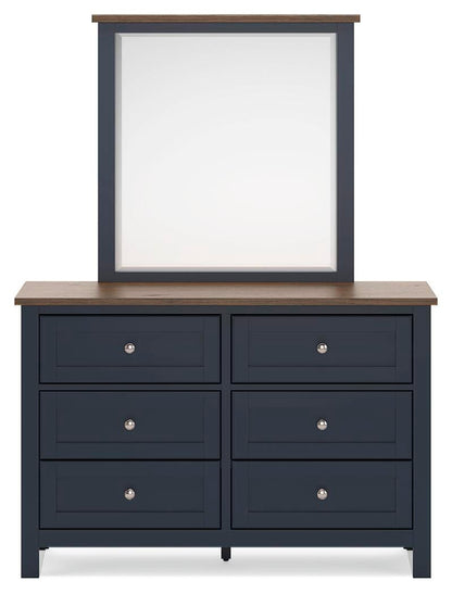 Landocken Queen Panel Bed, Dresser, Mirror and Nightstand