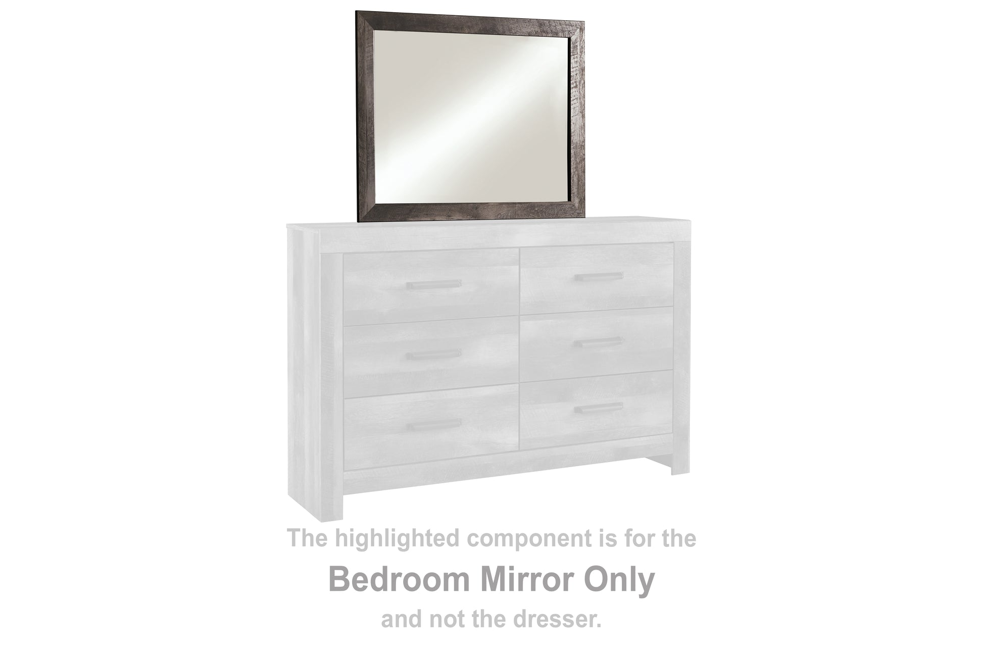 Cassel Furniture Outlet - Ashley Furniture - Wynnlow Bedroom - Bedroom Mirror / Gray - B440-36