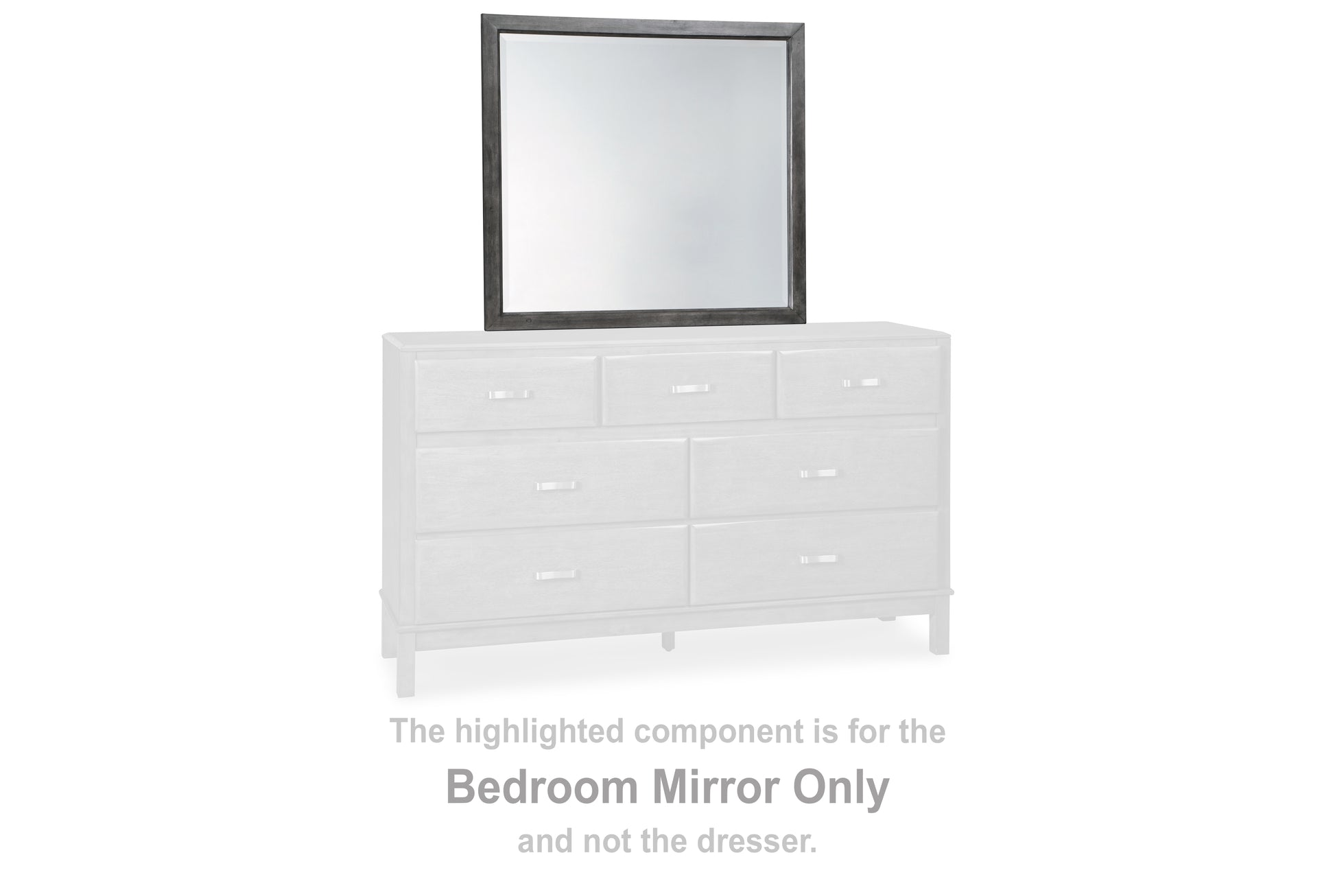 Cassel Furniture Outlet - Ashley Furniture - Caitbrook Bedroom - Bedroom Mirror / Gray - B476-36
