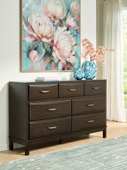 Cassel Furniture Outlet - Ashley Furniture - Vanmore Bedroom - Dresser / Dark Brown - B479-31