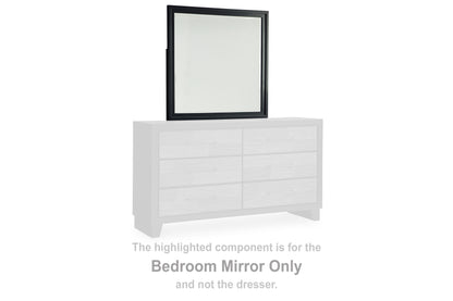 Cassel Furniture Outlet - Ashley Furniture - Kraeburn Bedroom - Bedroom Mirror / Brown/Black - B496-36
