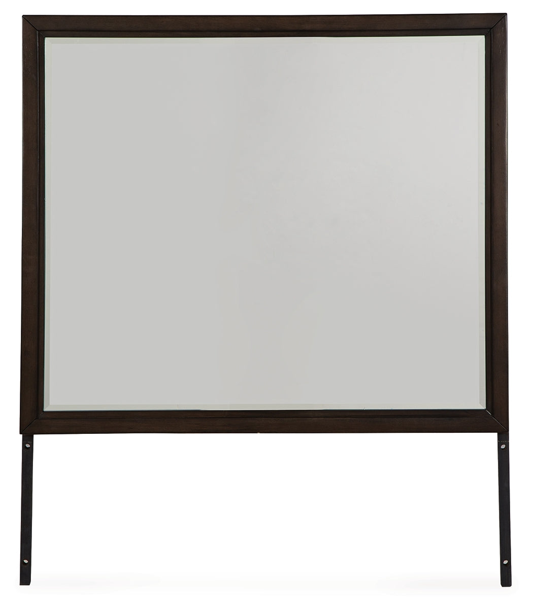 Cassel Furniture Outlet - Ashley Furniture - Neymorton Bedroom - Bedroom Mirror / Dark Grayish Brown - B618-36