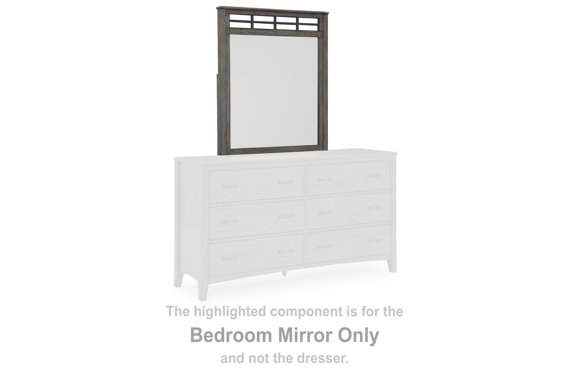 Cassel Furniture Outlet - Ashley Furniture - Montillan Bedroom - Bedroom Mirror / Grayish Brown - B651-36