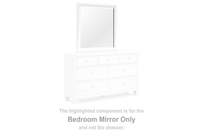 Cassel Furniture Outlet - Ashley Furniture - Fortman Bedroom - Bedroom Mirror / White - B680-36