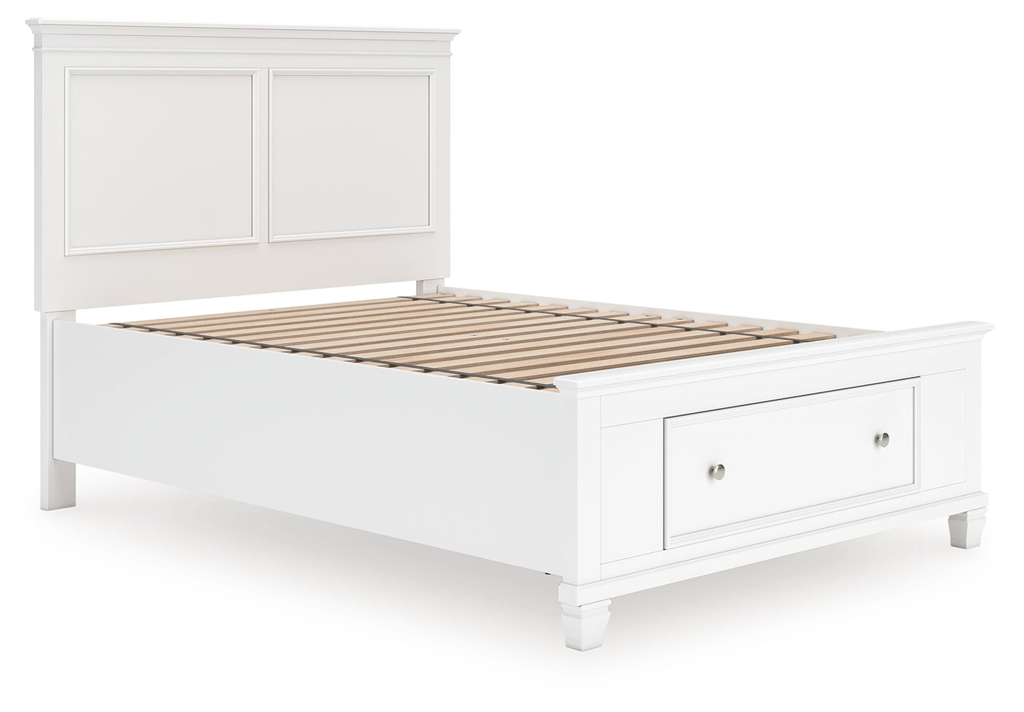 Cassel Furniture Outlet - Ashley Furniture - Fortman Bedroom - Full Panel Storage Bed / White - B680B25