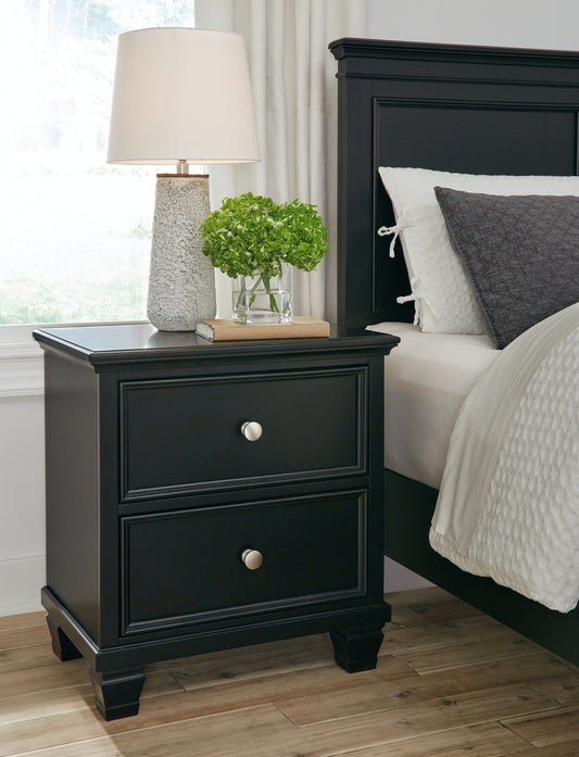 Cassel Furniture Outlet - Ashley Furniture - Lanolee Bedroom - Full Panel Storage Bed / Black - B687B22