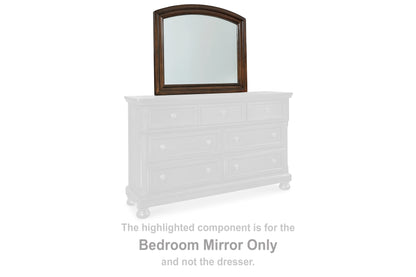 Cassel Furniture Outlet - Ashley Furniture - Porter Bedroom - Bedroom Mirror / Rustic Brown - B697-36