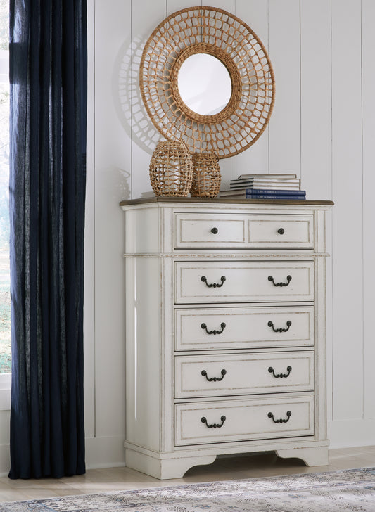 Cassel Furniture Outlet - Ashley Furniture - Blendon Bedroom - Five Drawer Chest / Two-tone - B747-46