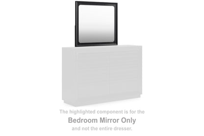 Cassel Furniture Outlet - Ashley Furniture - Londer Bedroom - Bedroom Mirror / Black - B768-36