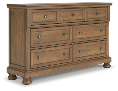 Cassel Furniture Outlet - Ashley Furniture - Feddinger Bedroom - Dresser / Medium Brown - PCB779-31