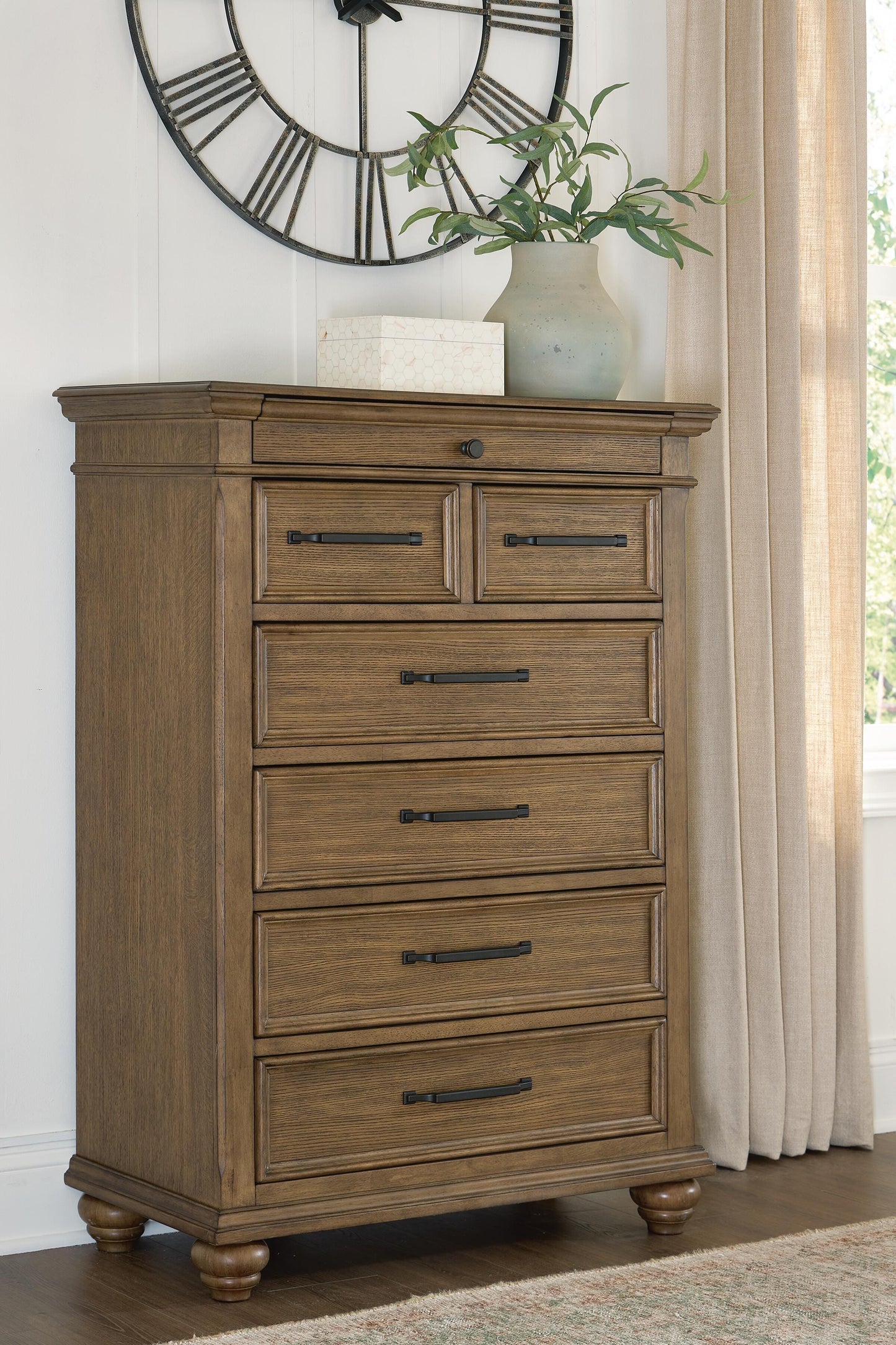 Cassel Furniture Outlet - Ashley Furniture - Karallin Bedroom - Seven Drawer Chest - PCB782-46