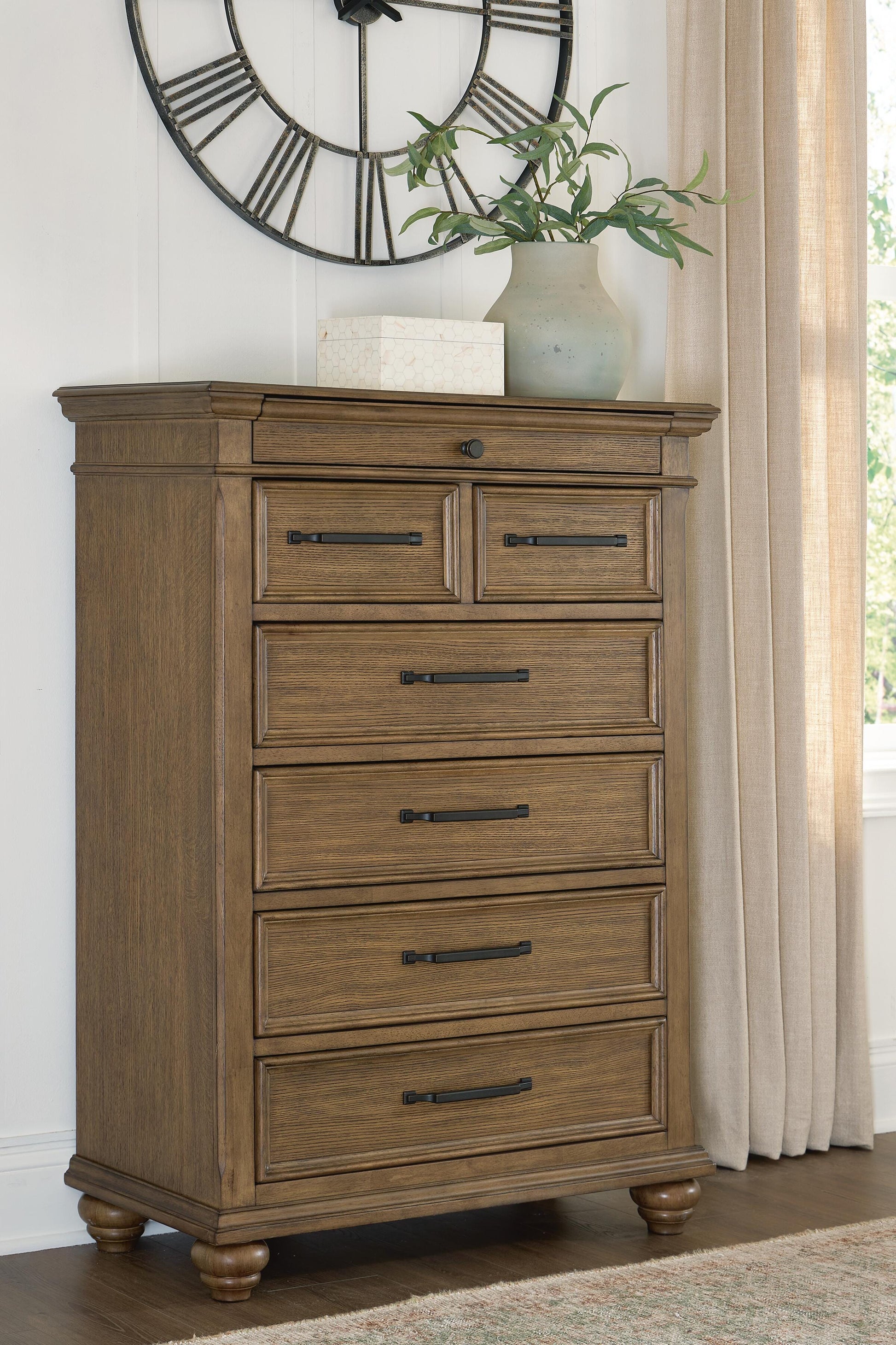 Cassel Furniture Outlet - Ashley Furniture - Karallin Bedroom - Seven Drawer Chest - PCB782-46