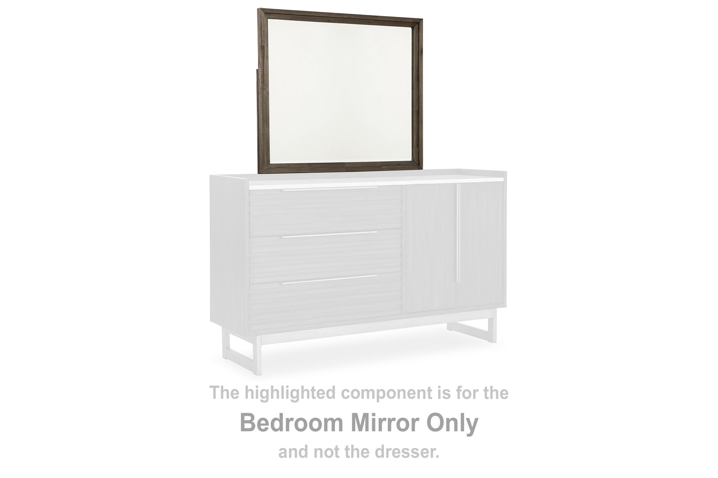 Cassel Furniture Outlet - Ashley Furniture - Arkenton Bedroom - Bedroom Mirror / Grayish Brown - B786-36