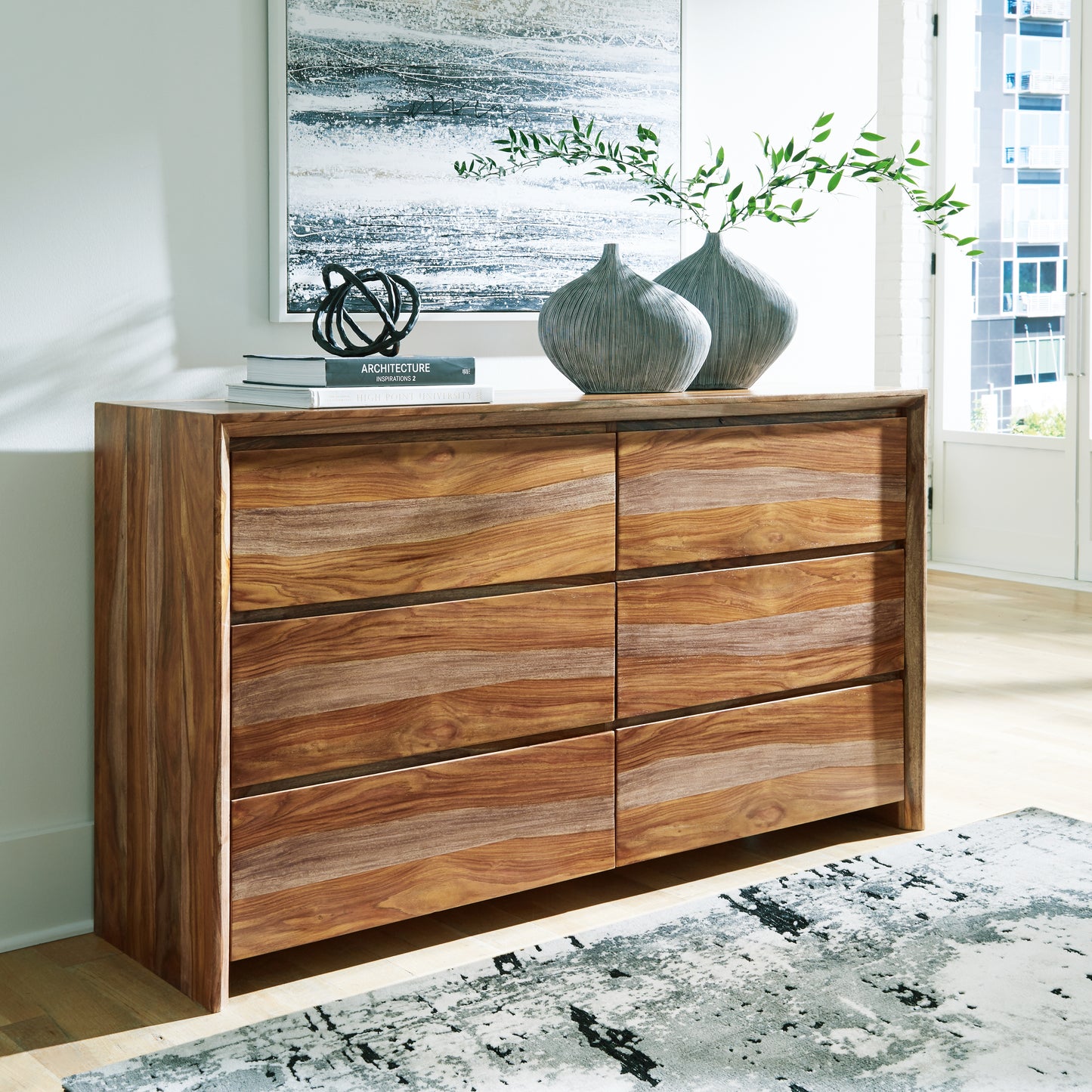 Cassel Furniture Outlet - Ashley Furniture - Dressonni Bedroom - Dresser / Brown - B790-31