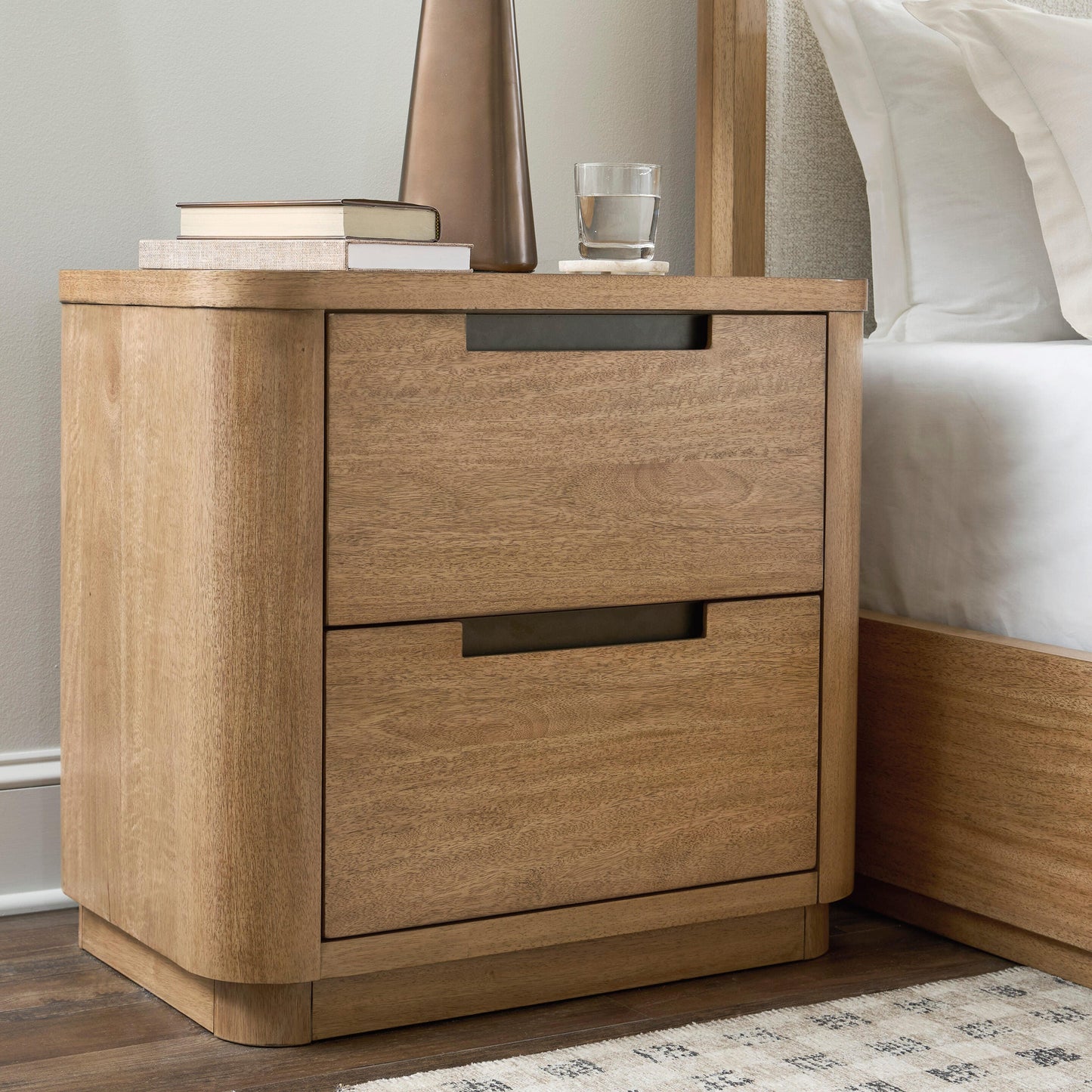 Cassel Furniture Outlet - Ashley Furniture - Pamaria Bedroom - Two Drawer Night Stand - PCB802-92