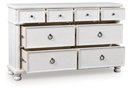 Cassel Furniture Outlet - Ashley Furniture - Rowlenstown Bedroom - Dresser / Antique White - PCB823-31