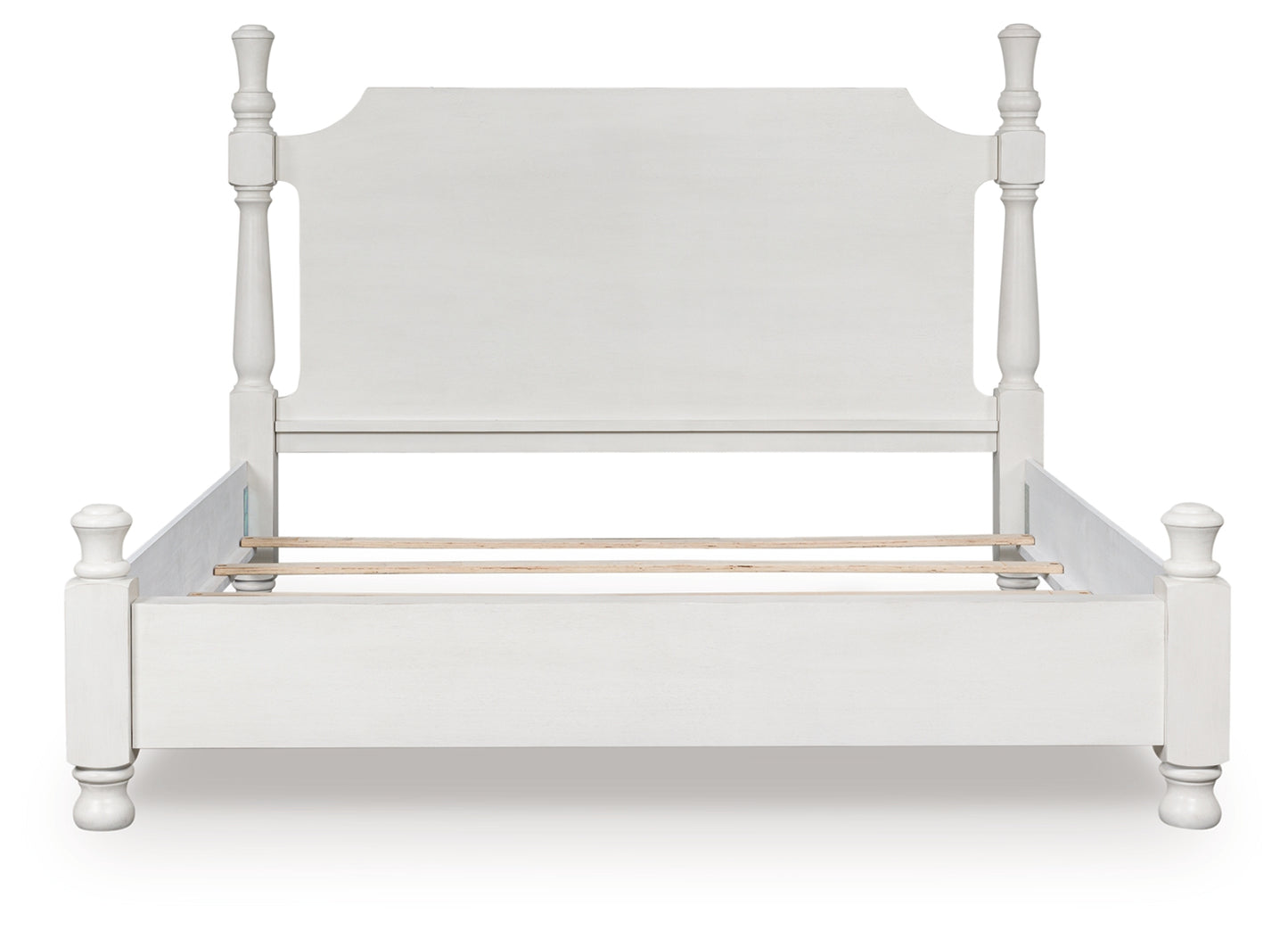Cassel Furniture Outlet - Ashley Furniture - Rowlenstown Bedroom - Queen Poster Bed / Antique White - PCB823B2