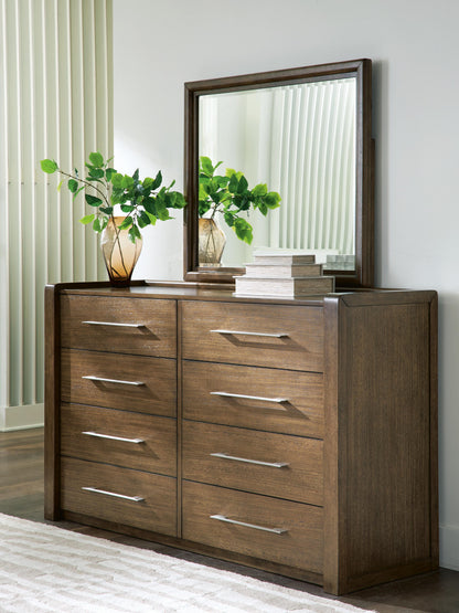 Cassel Furniture Outlet - Ashley Furniture - Marxmore Bedroom - Dresser and Mirror / Brown - B863B1