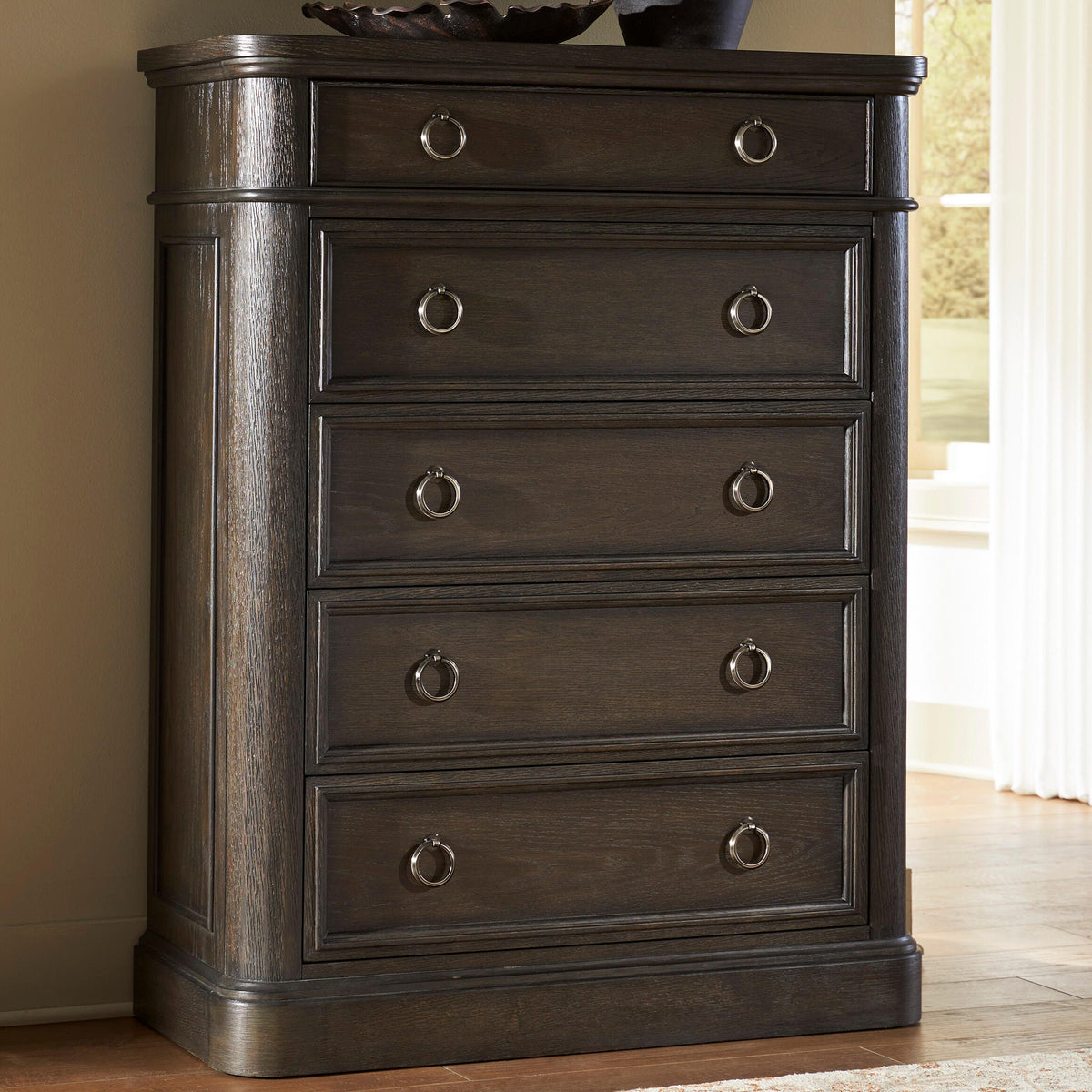 Cassel Furniture Outlet - Ashley Furniture - Wickenger Bedroom - Five Drawer Chest - PCB889-46