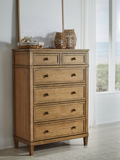 Cassel Furniture Outlet - Ashley Furniture - Sharlance Bedroom - Six Drawer Chest / Brown - B895-46
