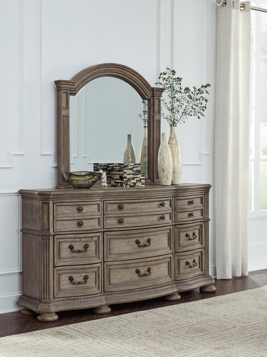 Cassel Furniture Outlet - Ashley Furniture - Ardenfield Bedroom - Five Drawer Chest / Light Brown - B944-46