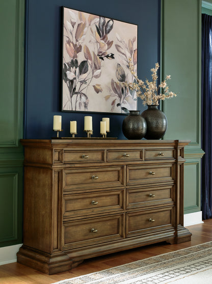 Cassel Furniture Outlet - Ashley Furniture - Frantanna Bedroom - Dresser / Brown - PCB949-31
