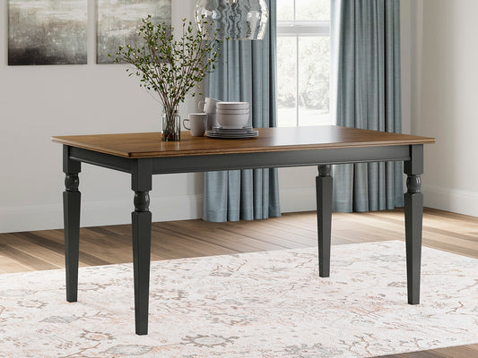Cassel Furniture Outlet - Ashley Furniture - Owingsville Dining Room - Dining Chair (Set of 2) / Black/Brown - D580-02X2