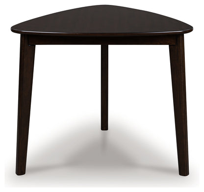 Cassel Furniture Outlet - Ashley Furniture - Mallenette Dining Table - Triangle Dining Room Table / Merlot - PCD607-16