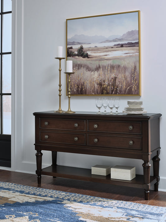 Cassel Furniture Outlet - Ashley Furniture - Lavinton Dining Room - Dining Chair (Set of 2) / Tan/Brown - D764-01X2