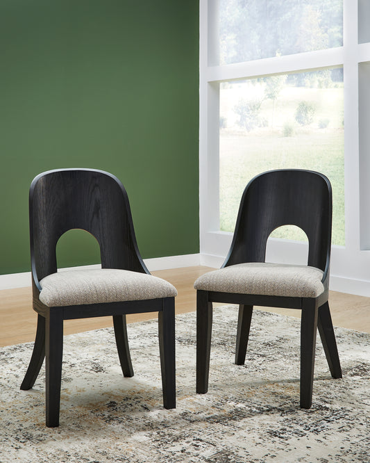 Cassel Furniture Outlet - Ashley Furniture - Rowanbeck Dining Room - Dining Room Server / Black - D821-60