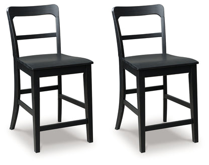 Cassel Furniture Outlet - Ashley Furniture - Greddinton Counter Height Barstool (Set of 2) - Counter Height Barstool (Set of 2) / Multi - PCD824-124X2