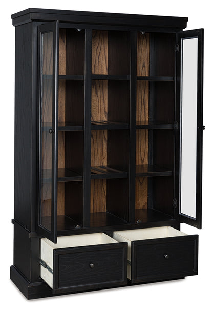 Cassel Furniture Outlet - Ashley Furniture - Greddinton Curio - Curio / Black/Brown - PCD824-186