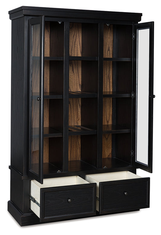Cassel Furniture Outlet - Ashley Furniture - Greddinton Curio - Curio / Black/Brown - PCD824-186