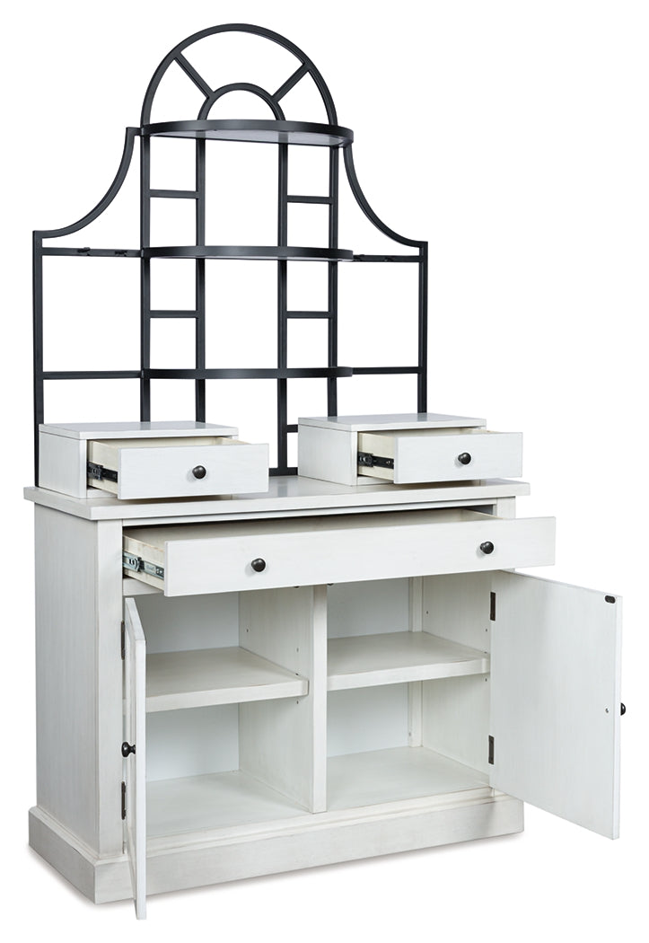 Cassel Furniture Outlet - Ashley Furniture - Greddinton Baker's Rack - Baker's Rack / White - PCD824D1