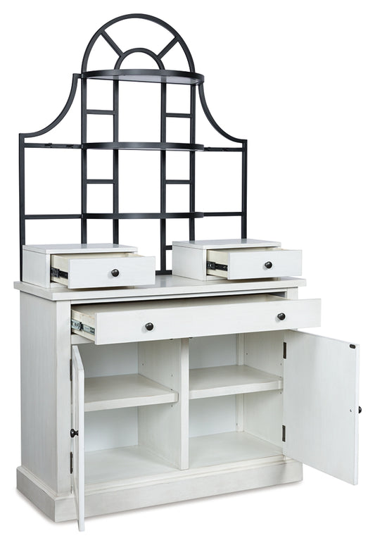 Cassel Furniture Outlet - Ashley Furniture - Greddinton Baker's Rack - Baker's Rack / White - PCD824D1