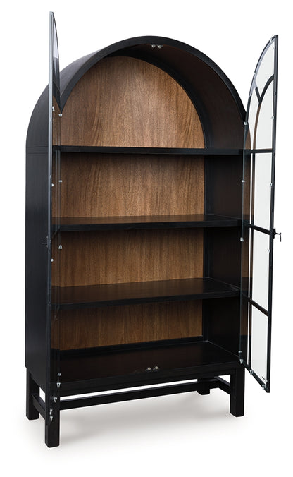 Cassel Furniture Outlet - Ashley Furniture - Greddinton Display Cabinet - Display Cabinet / Black/Brown - PCD824-376