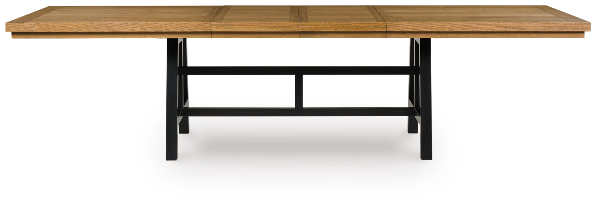 Cassel Furniture Outlet - Ashley Furniture - Galliden Dining Room - RECT Dining Room EXT Table / Black/Brown - D841-55