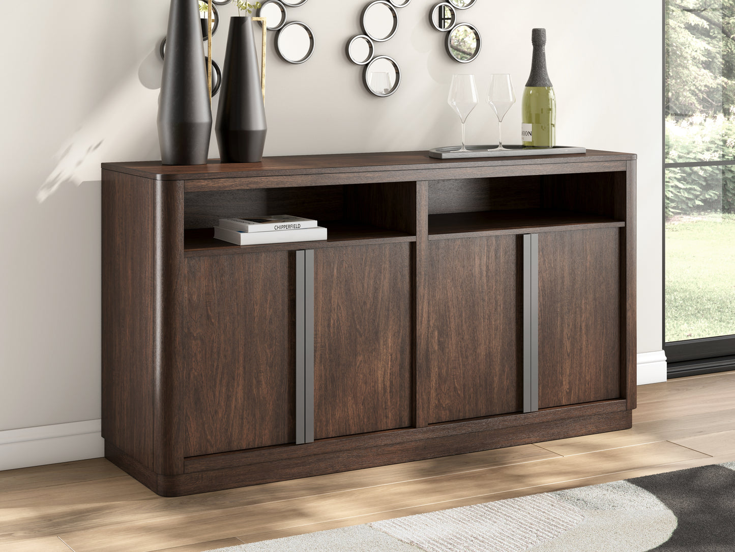 Cassel Furniture Outlet - Ashley Furniture - Dilenno Dining Server - Dining Room Server / Dark Brown - PCD857-60