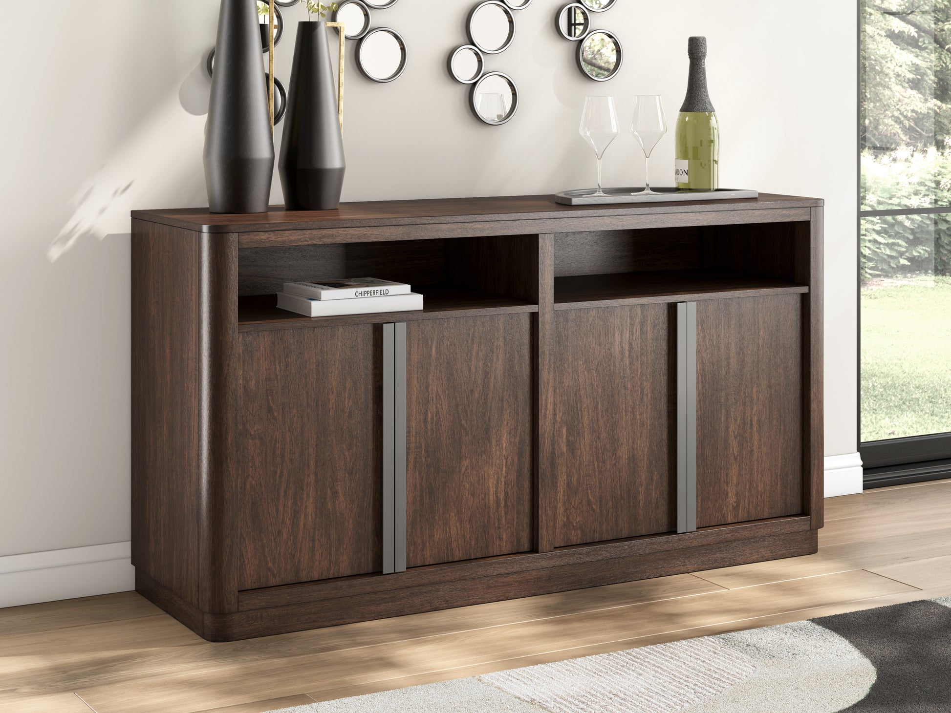 Cassel Furniture Outlet - Ashley Furniture - Dilenno Dining Server - Dining Room Server / Dark Brown - PCD857-60